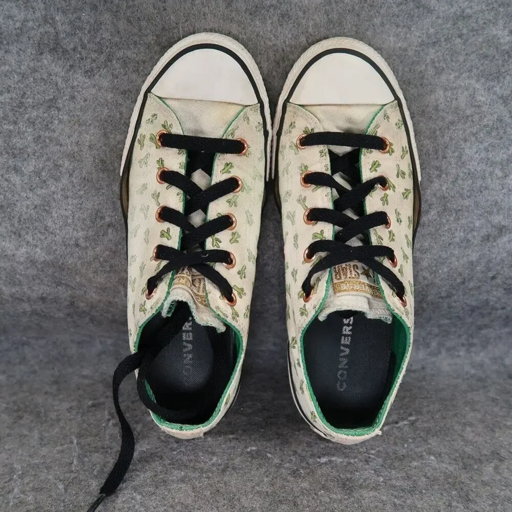 Converse Shoes Kids 2.5 Sneakers All Star Lace Up Cactus Print Low Active Casual